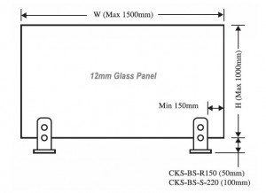 Maximum Frameless Glass Panel Dimension for Balustrade