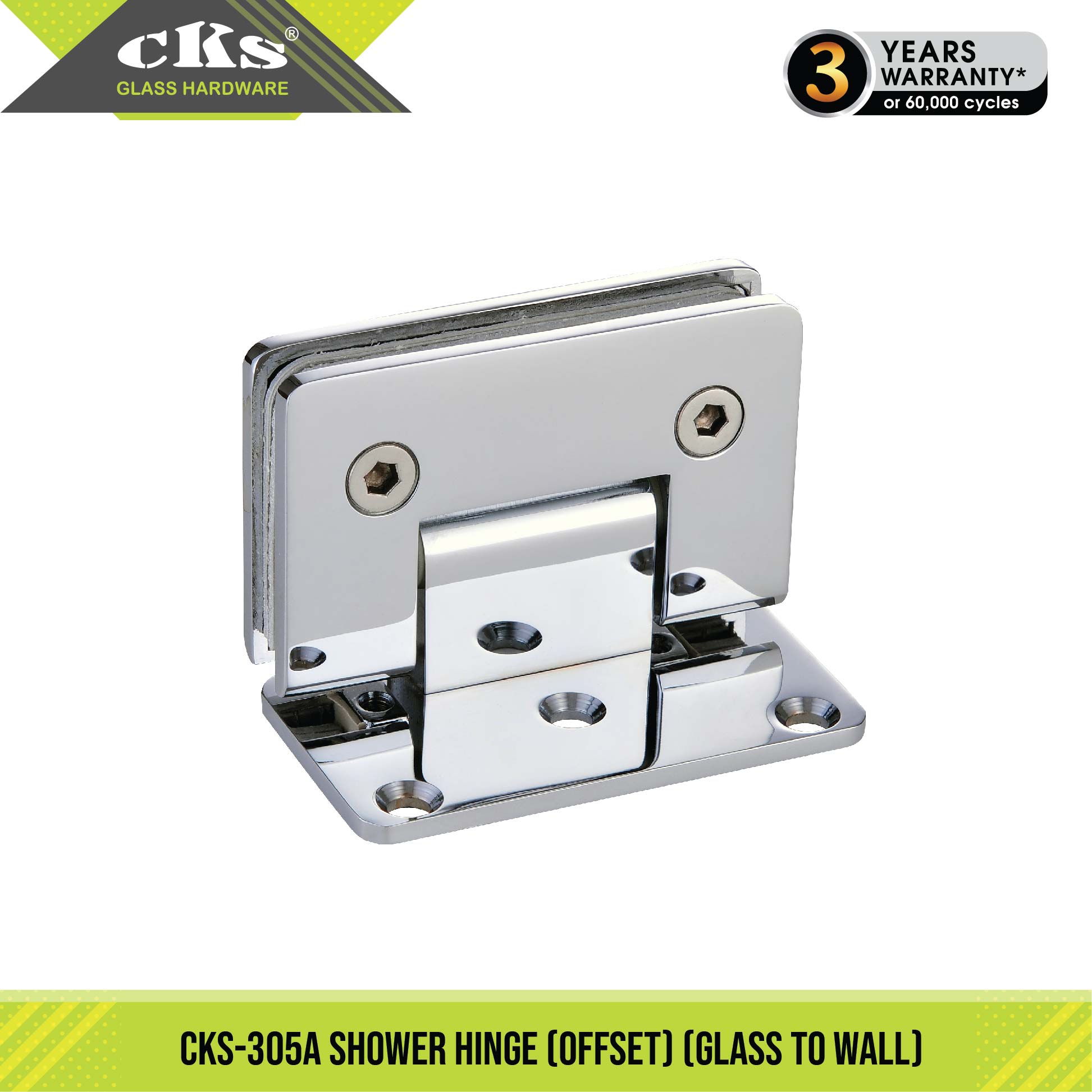 CKS-305A Shower Hinge (Offset)(G-W)-01-01